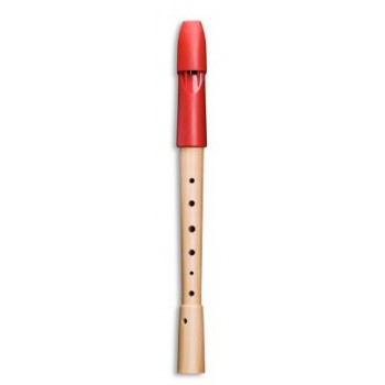 Soprano recorder Prima red german Art.-Nr. 1073
